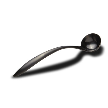 Bon Chef Ez Use Banq Serving Sauce Ladle W/Hollow Cool Handle 10" 1 Oz - Black Matte 9462BM